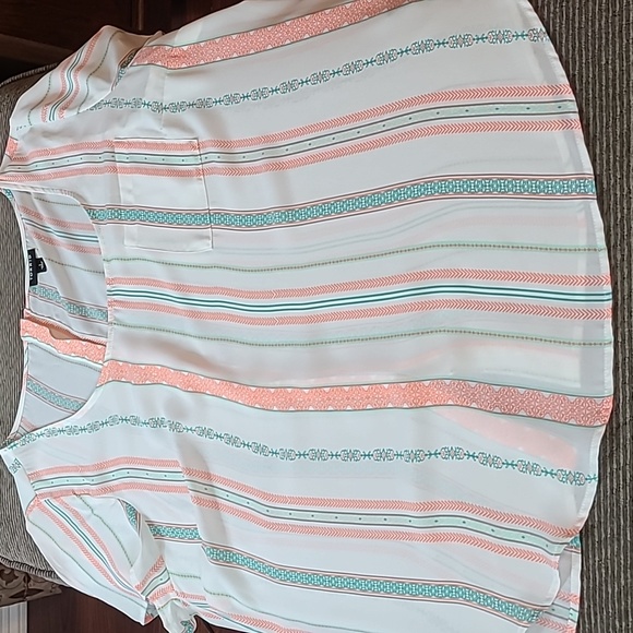 Torrid Mixed Print Blouse - Picture 12 of 12